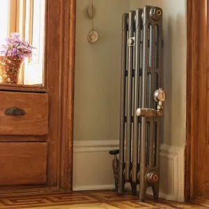 Castrads one pipe steam radiator with TRV controls in Brooklyn New York