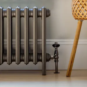 bespoke cast iron radiator in New Jersey lakeside house