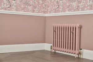 Princess style radiator custom made and painted pink