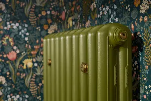 cast iron radiator in Farrow & Ball Bancha