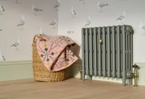 Castrads Cast iron radiator in quartz grey finish