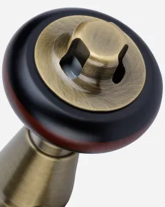 Product photograph of a Windsor Angled 1/2" Threaded TRV - Antique Brass by Castrads