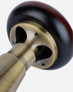 Product photograph of a Windsor Angled 1/2" Threaded TRV - Antique Brass by Castrads