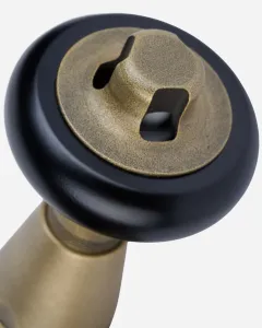 Product photograph of a Windsor Angled 1/2" Threaded TRV - Natural Brass by Castrads