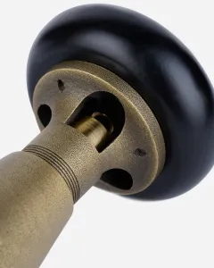 Product photograph of a Windsor Angled 1/2" Threaded TRV - Natural Brass by Castrads