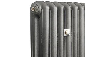 Emmeline II 870mm Castrads radiator in black iron finish