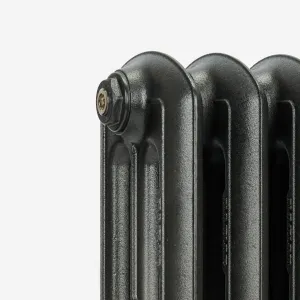 Emmeline III 470mm in Black Iron - shoulder detail view