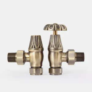 Chatsworth Angled Manual - Antique Brass