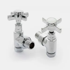 Crosshead Angled Manual - Chrome - angled view