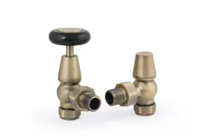 Windsor Angled Manual - Natural Brass
