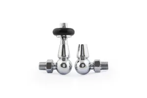 Windsor Corner TRV - Chrome - angled view