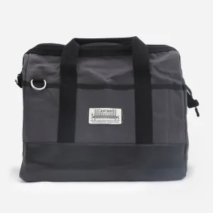 Plumber's Bag - Holdall in black canvas with heavy duty pockets