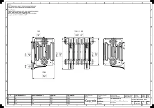 Mercury 6 Column 360mm