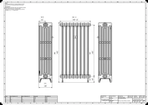Mercury 6 Column 960mm