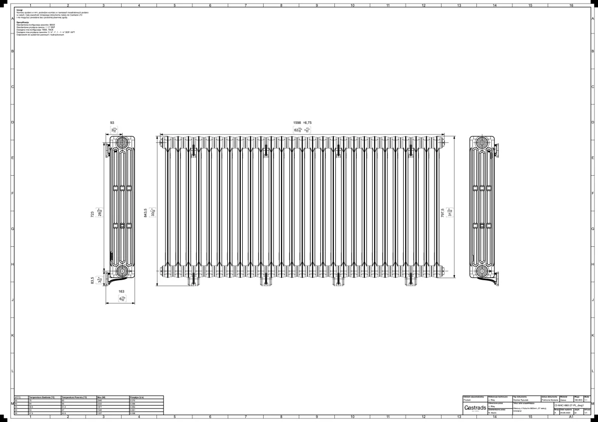 Mercury 4 Column 860mm